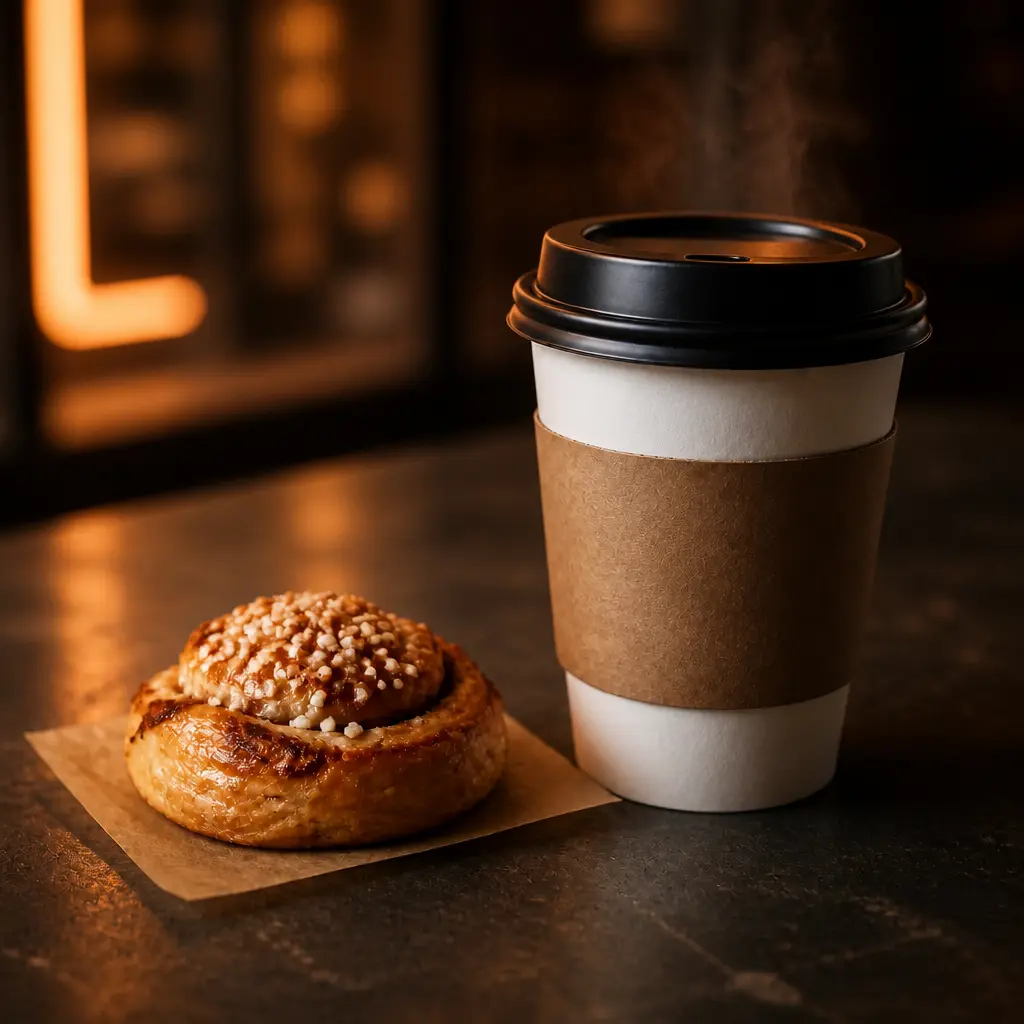 Demo cinematic campaign visual for Food or cafe product