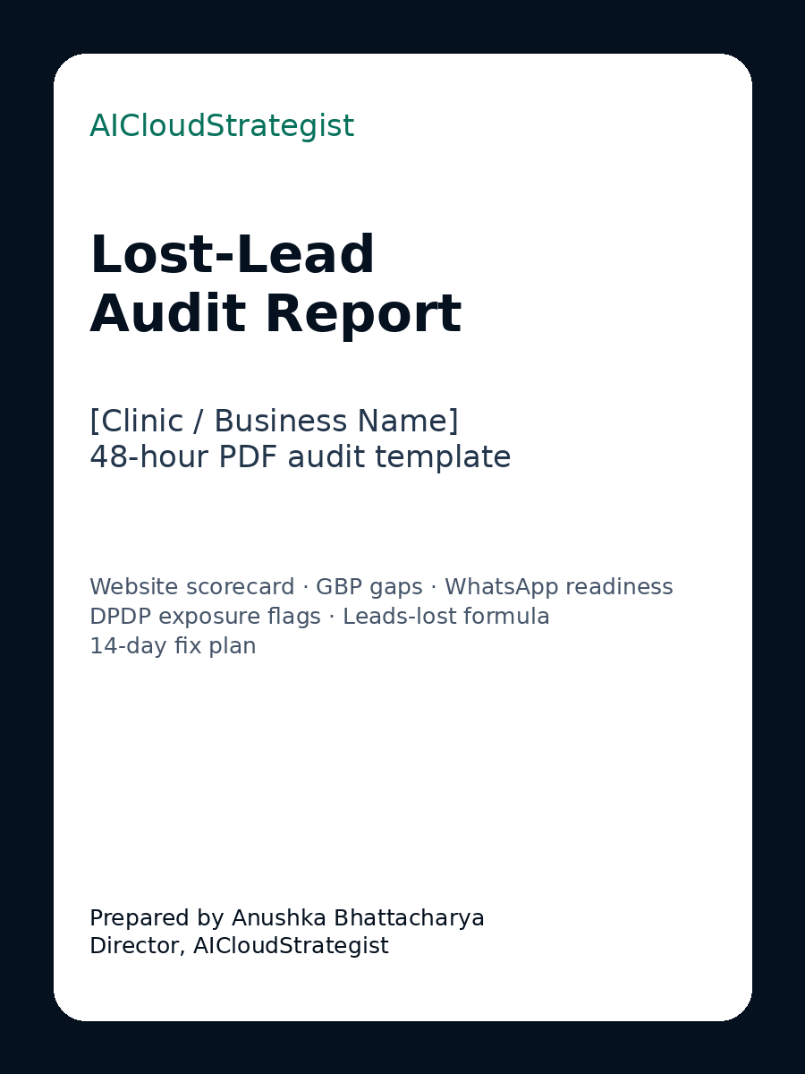 Sample Business Growth Review report cover